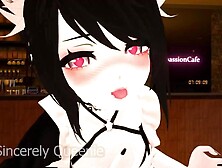 Lewd Neko Mommy Milk Café - ASMR Roleplay - Kissing - Purring and Ear Tongue Action owo