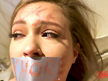 Curvaceous Brunette Maddy Rough Bbc Anal Sex