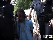 Hardcore Interracial Public Sex With Rastaman And Two Horny And Naughty Cops.