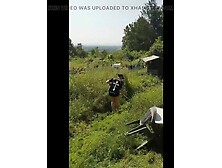 the giant bitch in Alsace shows her butt in the street in public in front of passers-by