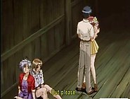 Roped anime coed gangbang