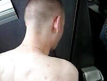 Guy dared to get naked