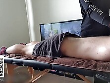 British Hairy Twink Receives First Erotic Massage & Happy Ending