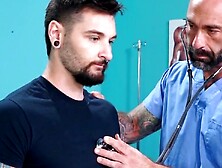 Tattooed Guy Is Fisted And Fucked By Two Kinky Doctors