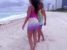 Busty babes masturbating in the locker room