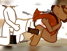 Rachel has fun with customers