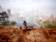 Film Game sex Conan Sexiles Repaired a massive bridge between the worlds and had sex on it