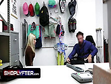 Shoplyfter - Tall Busty Teen Offers Her Tight Juicy Pussy To Get Out Of Troubles For Stealing