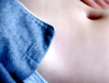 Do You Like My Navel Pool? Full Of Oil,  Calling For Your Finger