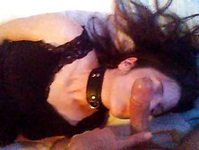 Super horny slave wife in chastity first time, just wants to suck dick