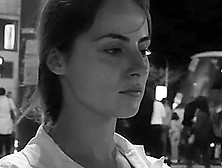 Beautiful Girl Head Shave on the street