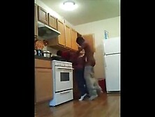 Black Twinks' Kitchen Banging