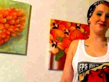 Hot redhead giving him a head like a real pro