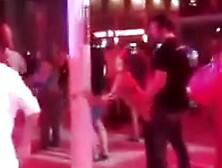 Doggystyle penetration at the dancing event