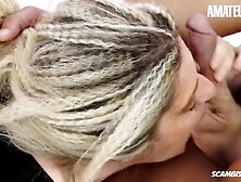 AMATEUR EURO - Blond big beautiful woman Older Analized By Italian Guy