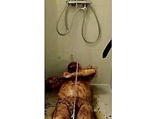 Satan Slave Does A Perverted Enema scat Session