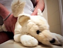 Cumslut Arctic Fox Plush Screwed Hard and Gets a Wonderful Facial