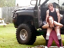 Stp7 Horny Couple Take A Break To Fuck !
