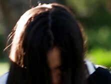 BLACKED big black cock-Enjoys Dark haired Sawyer Cassidy Gets Spit-Roasted By 2 Enormous Dicks