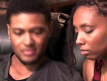 Black Couple Finds A Drama Free Chick To Have A Steamy Threesome