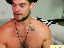 Tattooed Stud Barebacks Skinny Twink In Ass After Blowjob