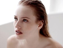 Scarlett Sage and Julie Kay are having a relaxing bath together and passionately making love