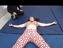 Neck Breaking Piledriver and Powerbomb on Women Intergender Wrestling