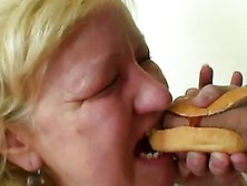 Biggest Titted Granny Tastes Tasty Penis