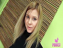 Pooksi. Com - Blonde Ruskie Elizabeth J Strips & Poses Nude!