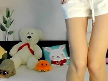 strip teasing petite model show