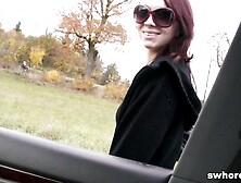 Street whore gets picked up and her pussy gets slammed good