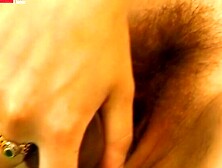 Natural beauty Annet takes on her inner beast with a sensual dildo assault