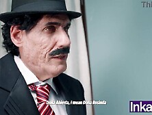 Don Mamón has sex with Doña Rosinda during the time that Kikin watches and then throws a tantrum.