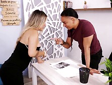 My boss orders me to attend to his partner,  and I do anything to please him.