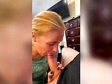 Blonde Milf Loves Sucking Cock