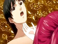 Redhead anime whore getting anally