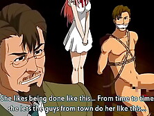 Cartoon maid nailed by strangers