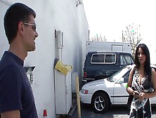 WATCH WATCH  HOT BABE GETS BOTH FUCKHOLES FILLED WITH A