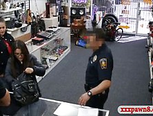 Two sluts get punished for trying to steal at the pawns