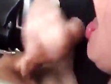 Slutgirl Sucks Stranger In Car