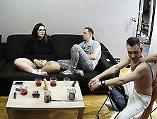 Amazingly hot teen group sex on cam