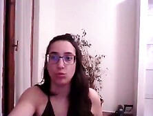 Hot Amateur Busty Brunette Masturbate In Webcam