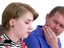 Stressed Daughter Calmed by Father / Dakota Burns / Cock