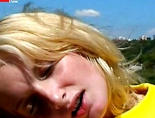 "Riverside Masturbates #1 - Hot Blonde Babe Fingers Her Wet Pussy"
