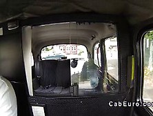 Hairy cunt stewardess bangs in cab