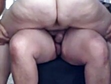 getting fucked on a chair & finished cowgirl style.