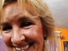 Moans turn into screams the second Mia feels his cock stretching out her old twat