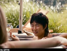 Barbara Garrick, Ellen Page, Laura Linney, May Hong stripped