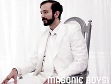 MasonicBoys - Tied virgin twinks rod milked by DILF Tucker Barret