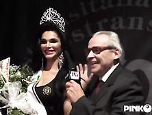 Valentina Melo,  Miss Trans Italy 2017... She Has Class And A Huge Dick